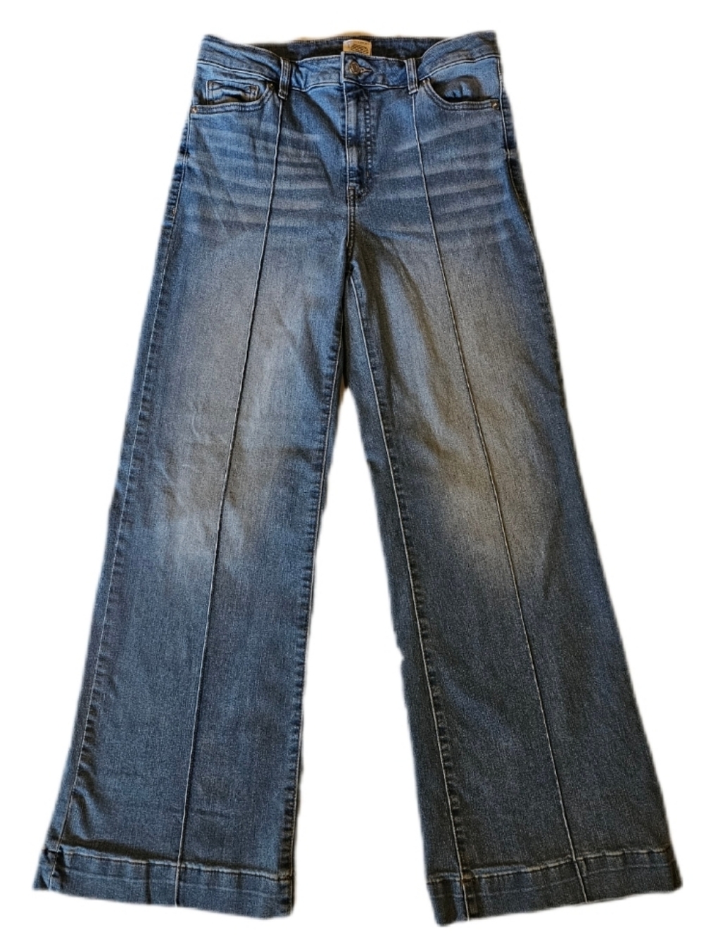 Viral Time And Tru Flare Jeans With Seam 10